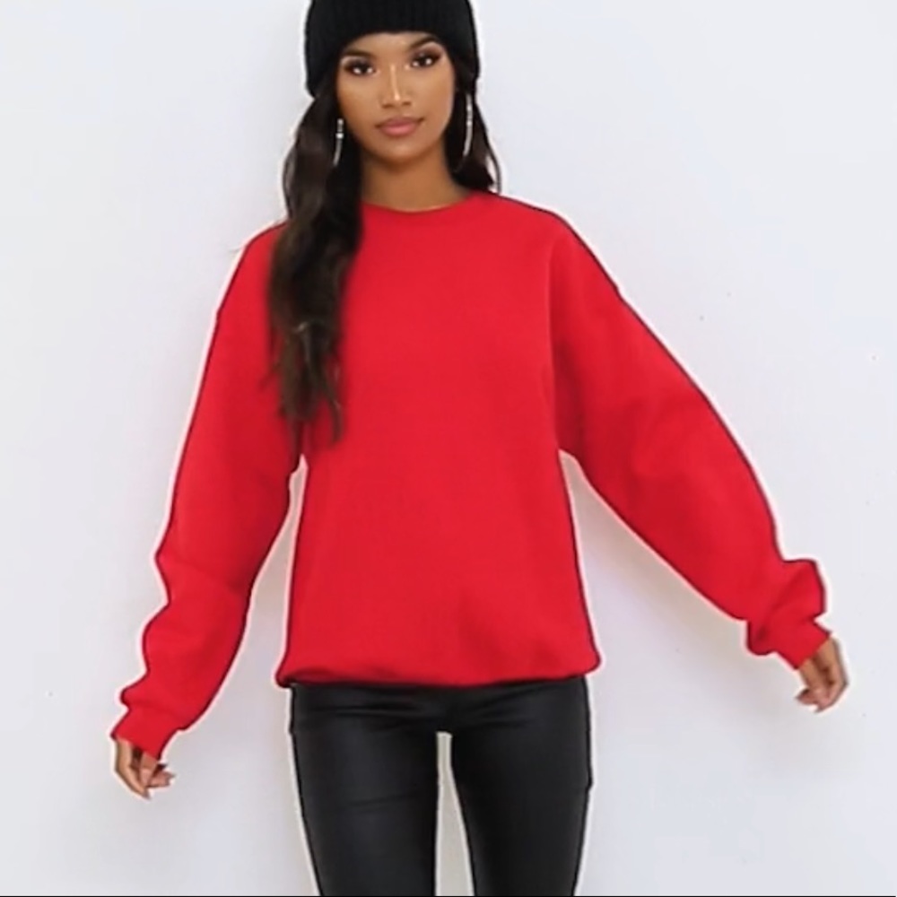 ❤️ Red Ultimate Oversized Sweatshirt ❤️